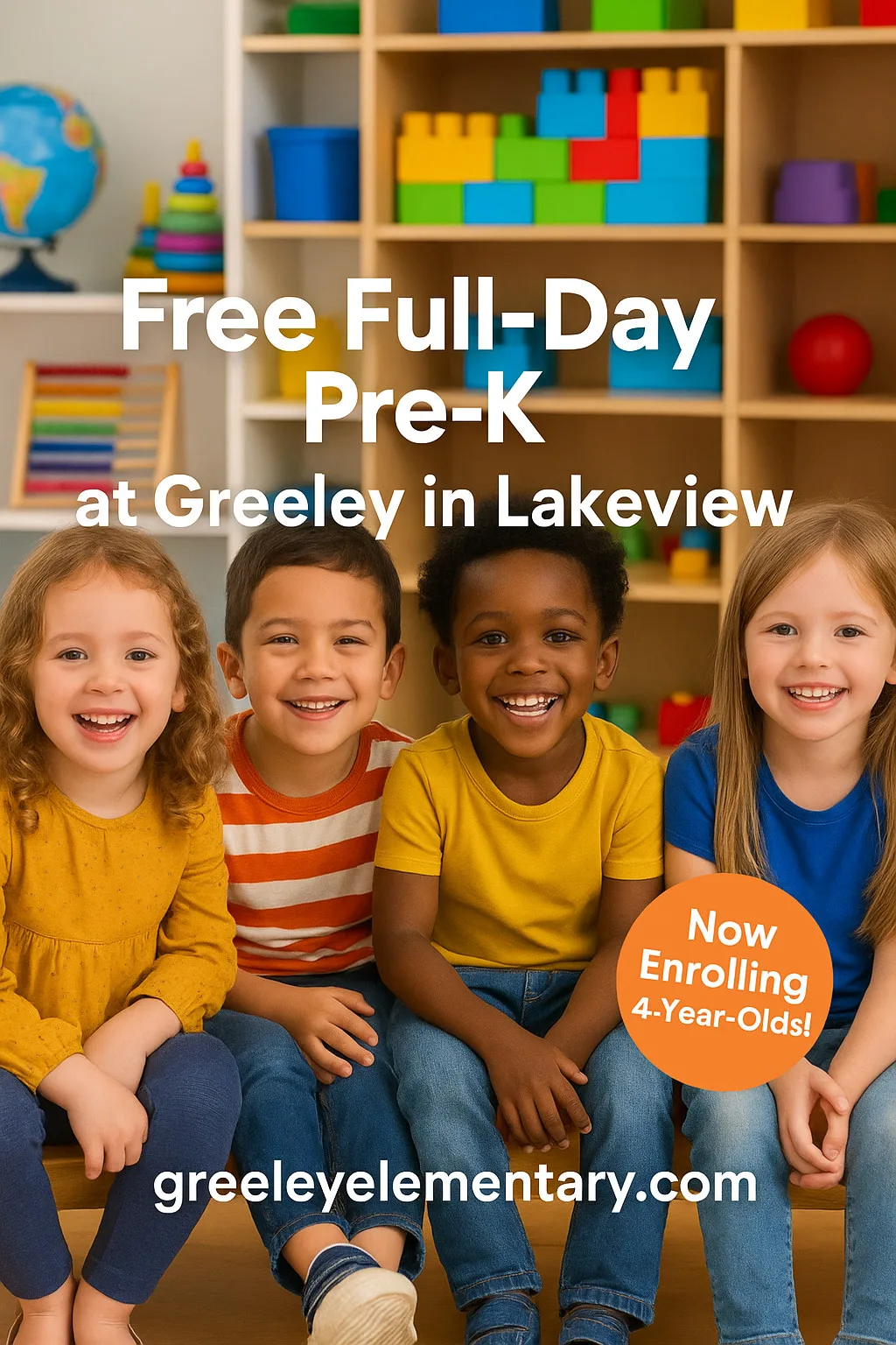 Free Full-Day Pre-K in Lakeview @ Greeley Elementary